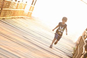 boy running