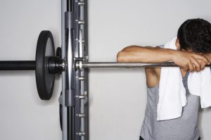Weightlifter Resting
