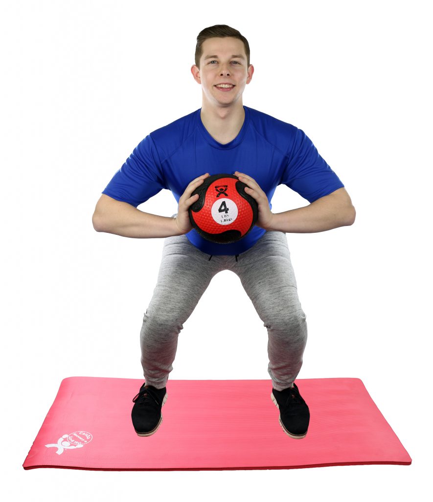 Standing Medicine Ball Lift with Rotation