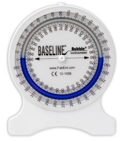 How to Measure Lumbar Range of Motion? A Bubble Inclinometer. 
