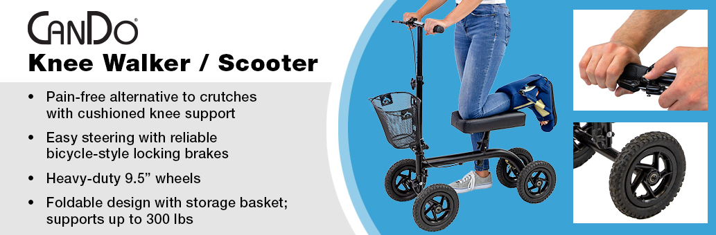 CanDo Knee Scooter, Black